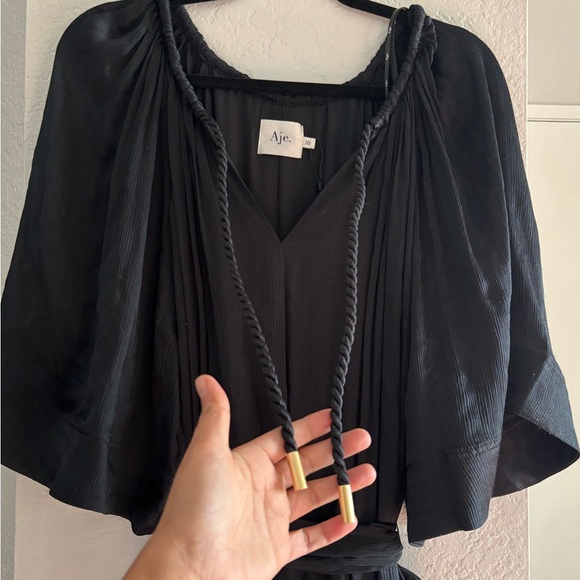 AJE Seraphina Silk Midi Dress - Picture 13 of 13